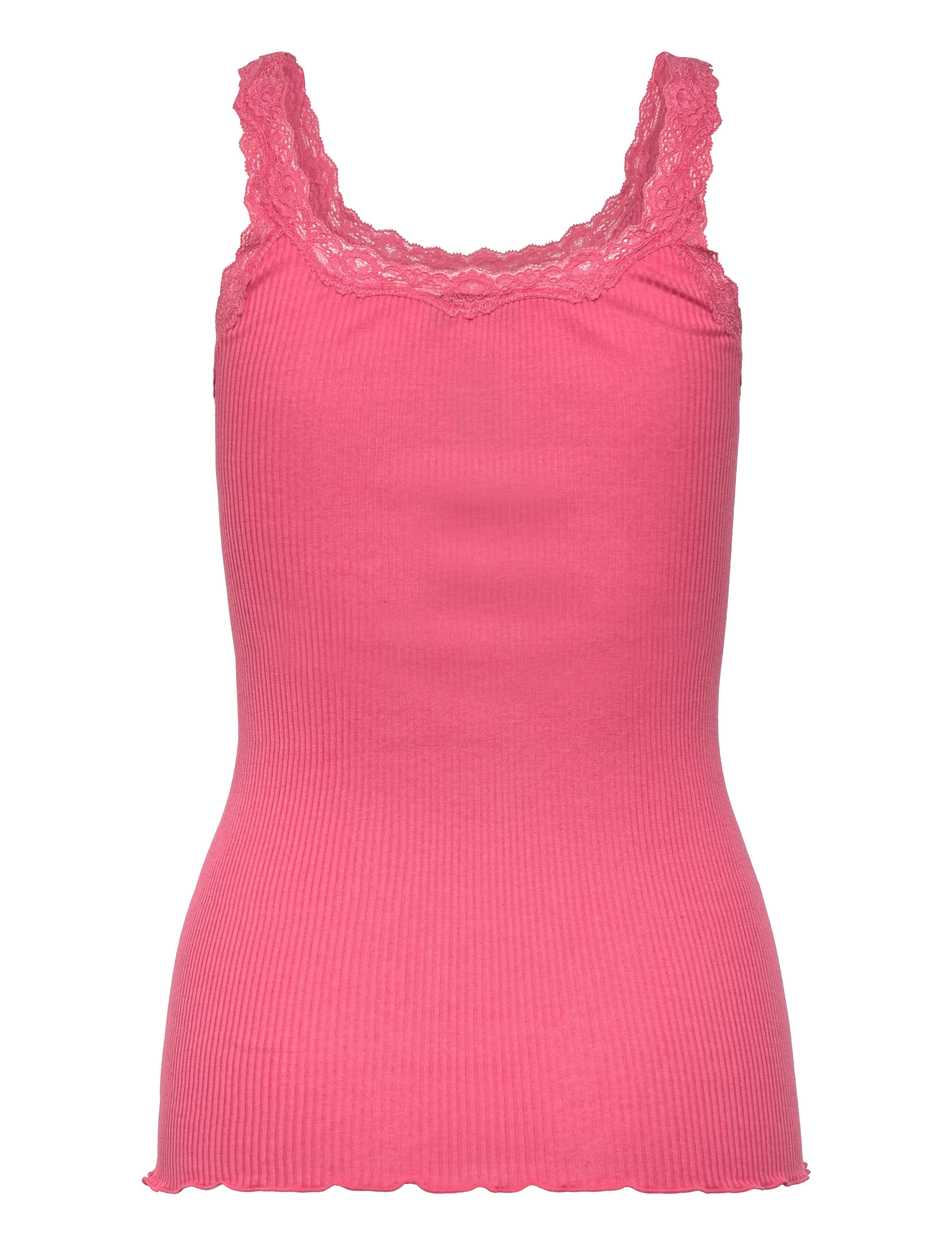 Rosemunde - RWBabette Silk SL Deep Back Lace Top - linnen - rapture rose - 2