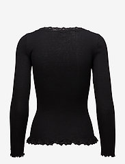 Rosemunde - Silk cardigan w/ lace - kingitused alla 100€ - black - 1