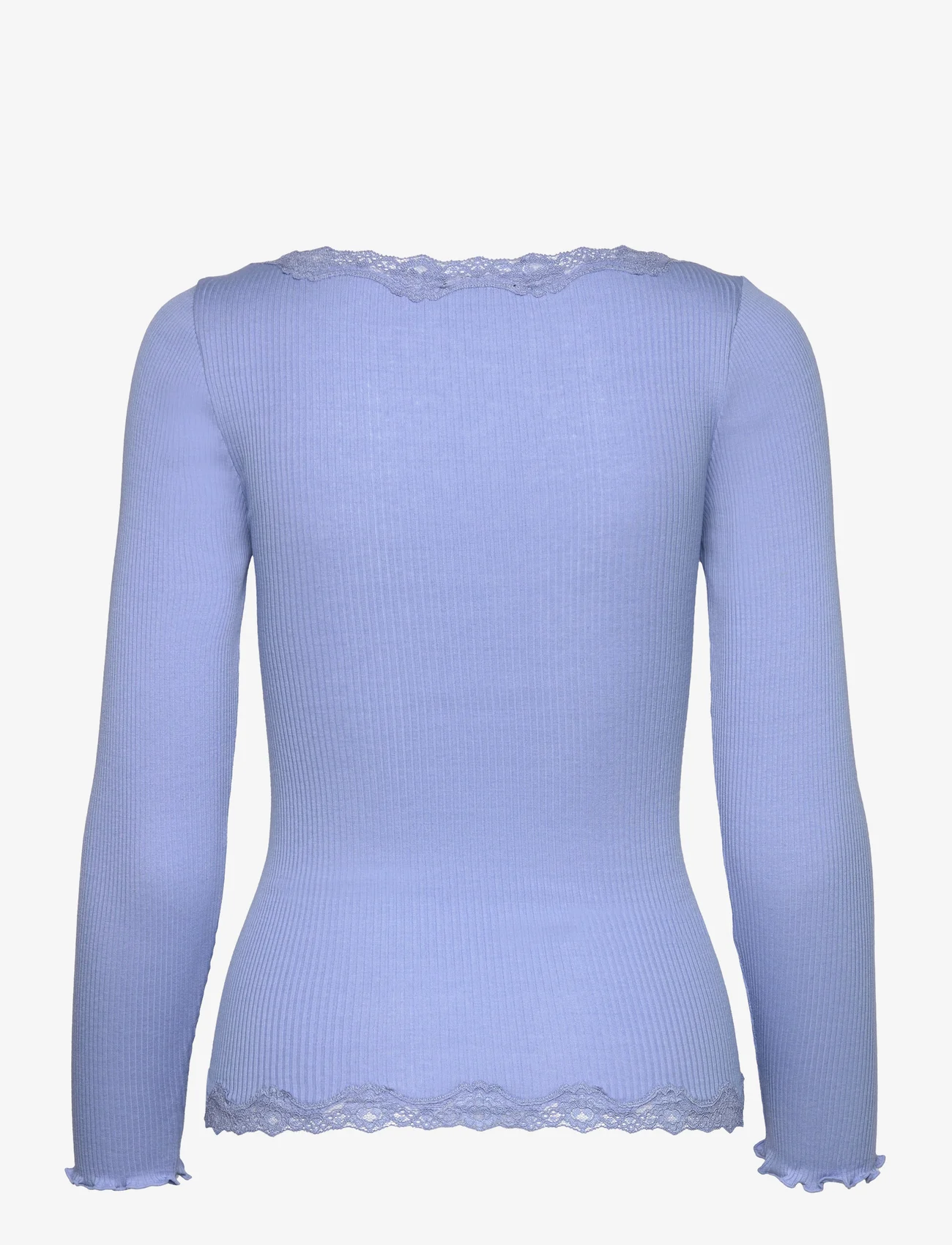 Rosemunde - Silk cardigan w/ lace - swetry rozpinane - blue heaven - 1