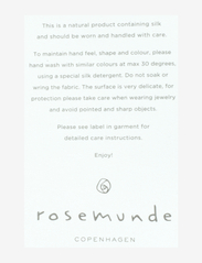 Rosemunde - Silk cardigan w/ lace - cardigans - olive night - 2