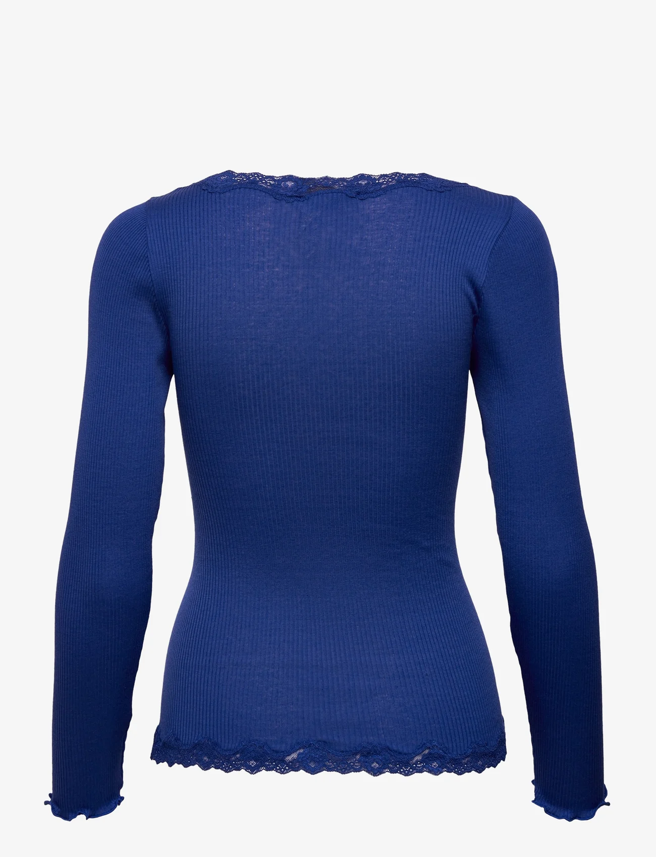 Rosemunde - Silk cardigan w/ lace - kardiganid - very blue - 1