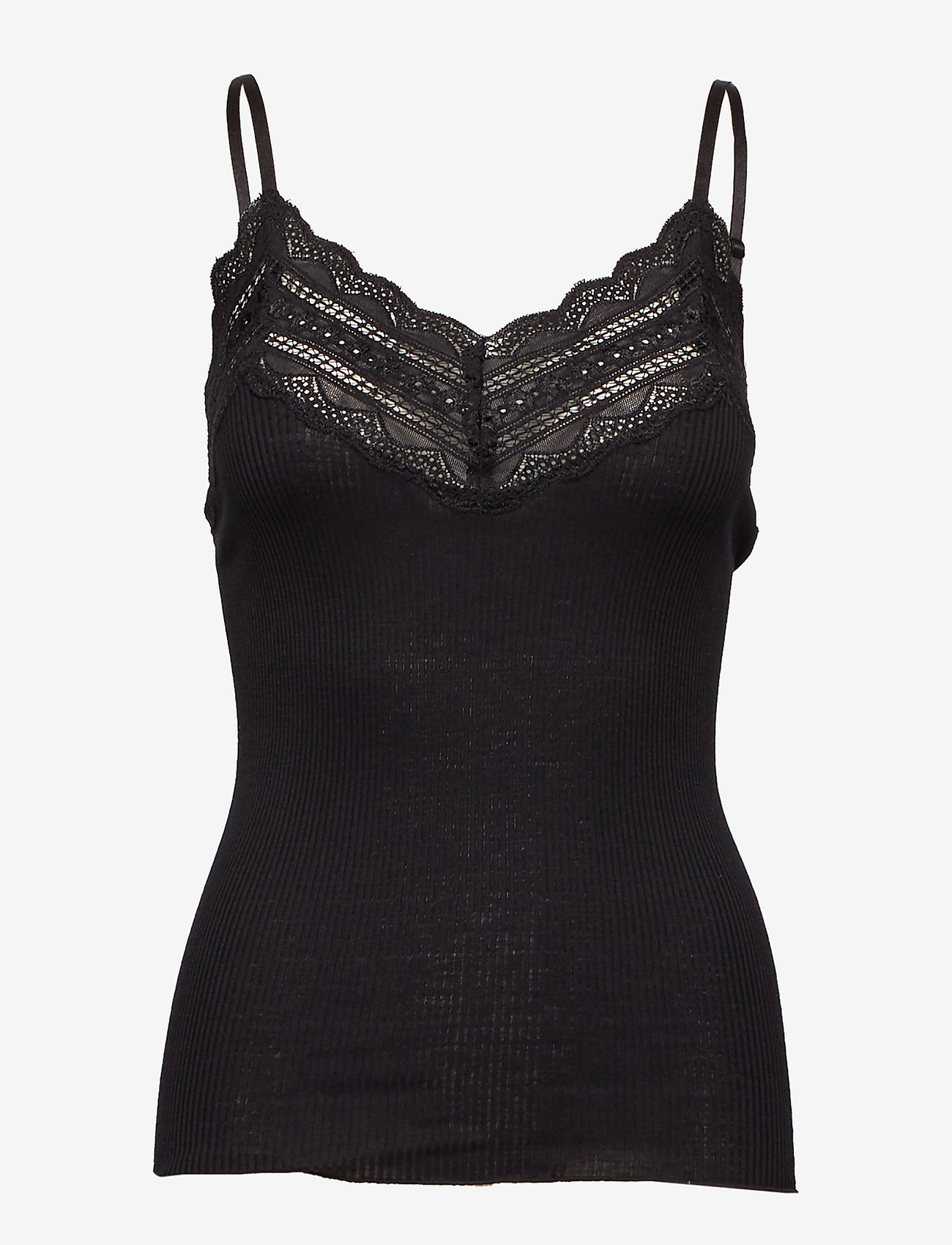Rosemunde - Strap top w/ lace - black - 0