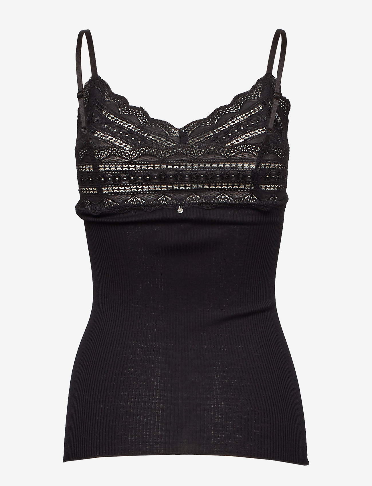 Rosemunde - Strap top w/ lace - black - 1