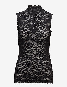 Full lace top w/ buttons, Rosemunde