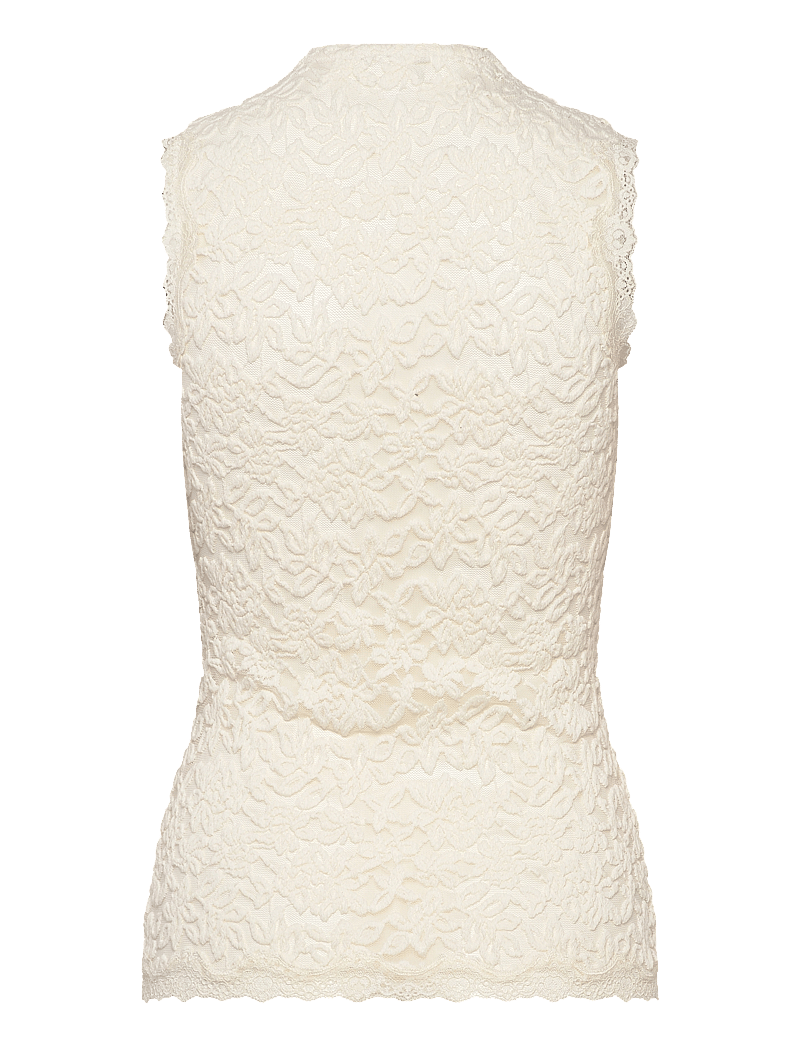 Rosemunde - RWDelicia SL Regular Top - linnen - cloud dancer - 1