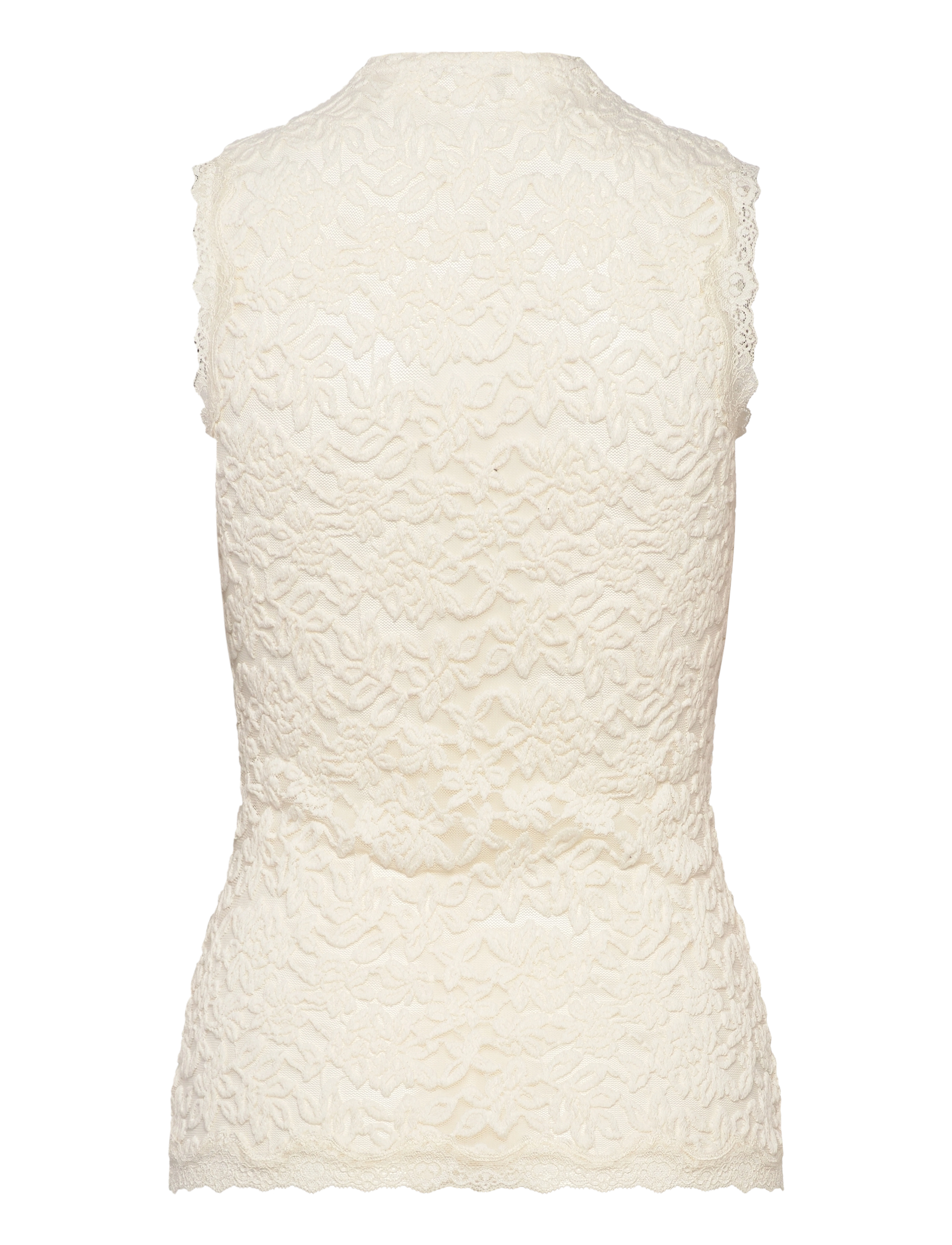 Rosemunde - RWDelicia SL Regular Top - Ärmellose tops - cloud dancer - 1