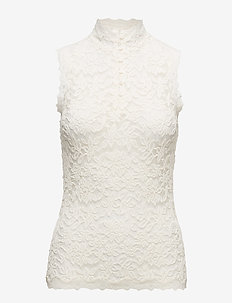Full lace top w/ buttons, Rosemunde