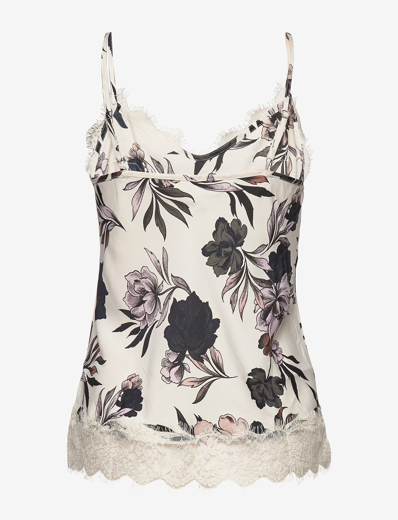 Rosemunde - Strap top - ivory spring blossom print - 1