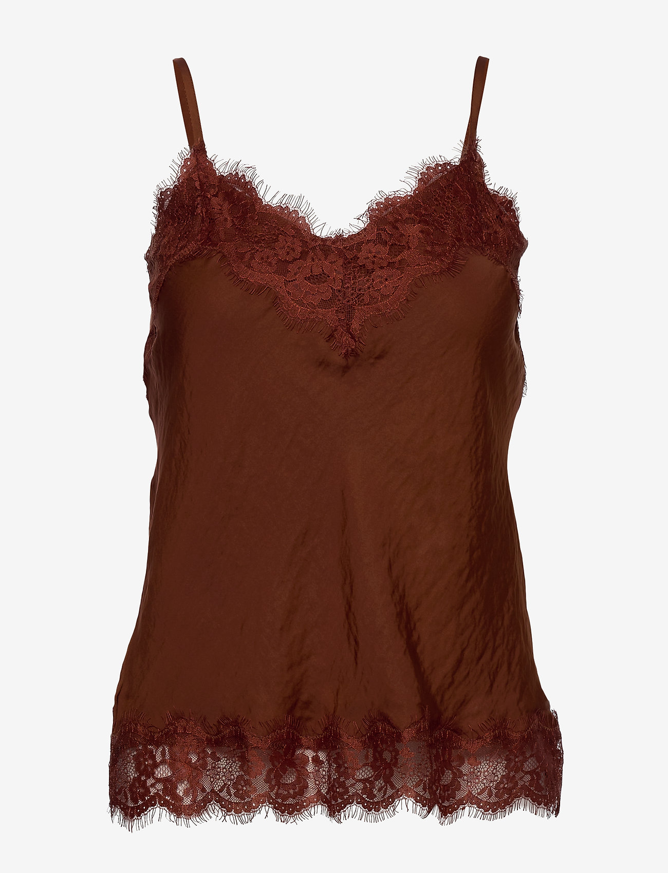 Rosemunde - Strap top - amber brown - 0