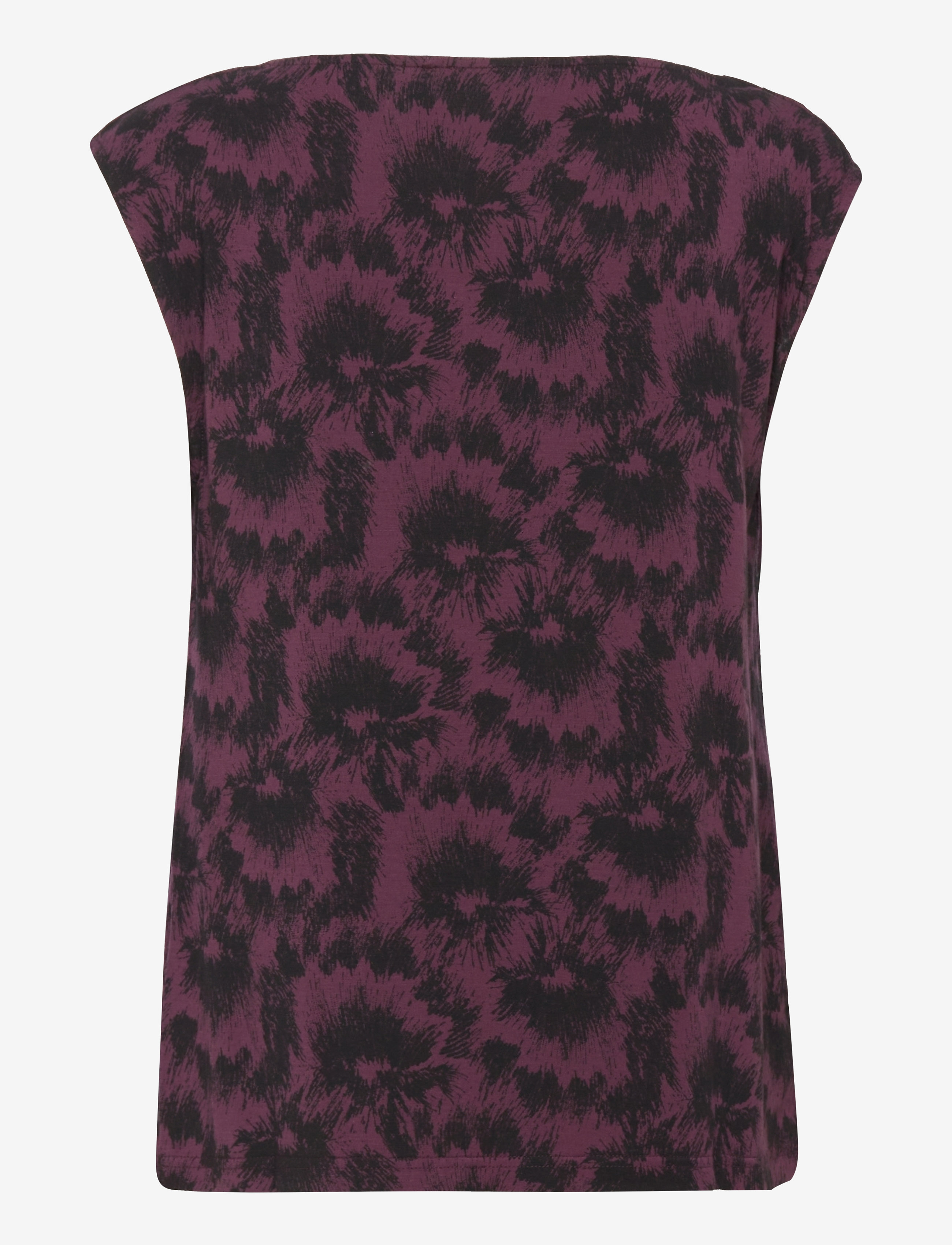 Rosemunde - RWBiarritz SS Waterfall T-shirt - t-shirts - aubergine firework print - 1