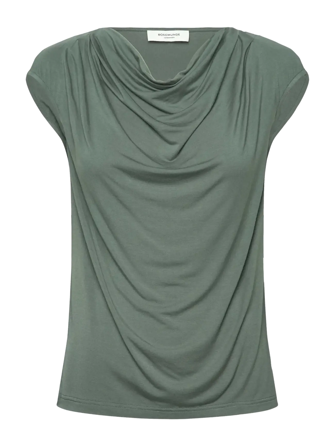 Rosemunde RWBiarritz SS Waterfall T-shirt - New arrivals - BALSAM GREEN / green