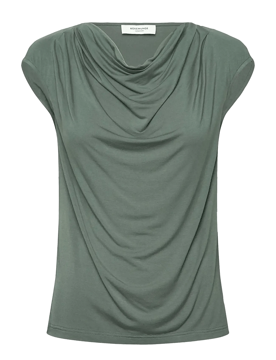 Rosemunde - RWBiarritz SS Waterfall T-shirt - t-shirts - balsam green - 1