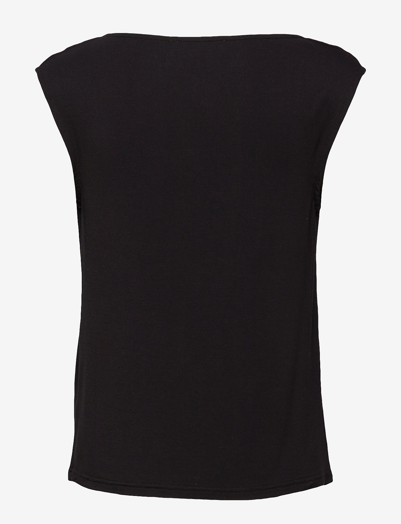 Rosemunde - Viscose t-shirt - topi bez piedurknēm - black - 1