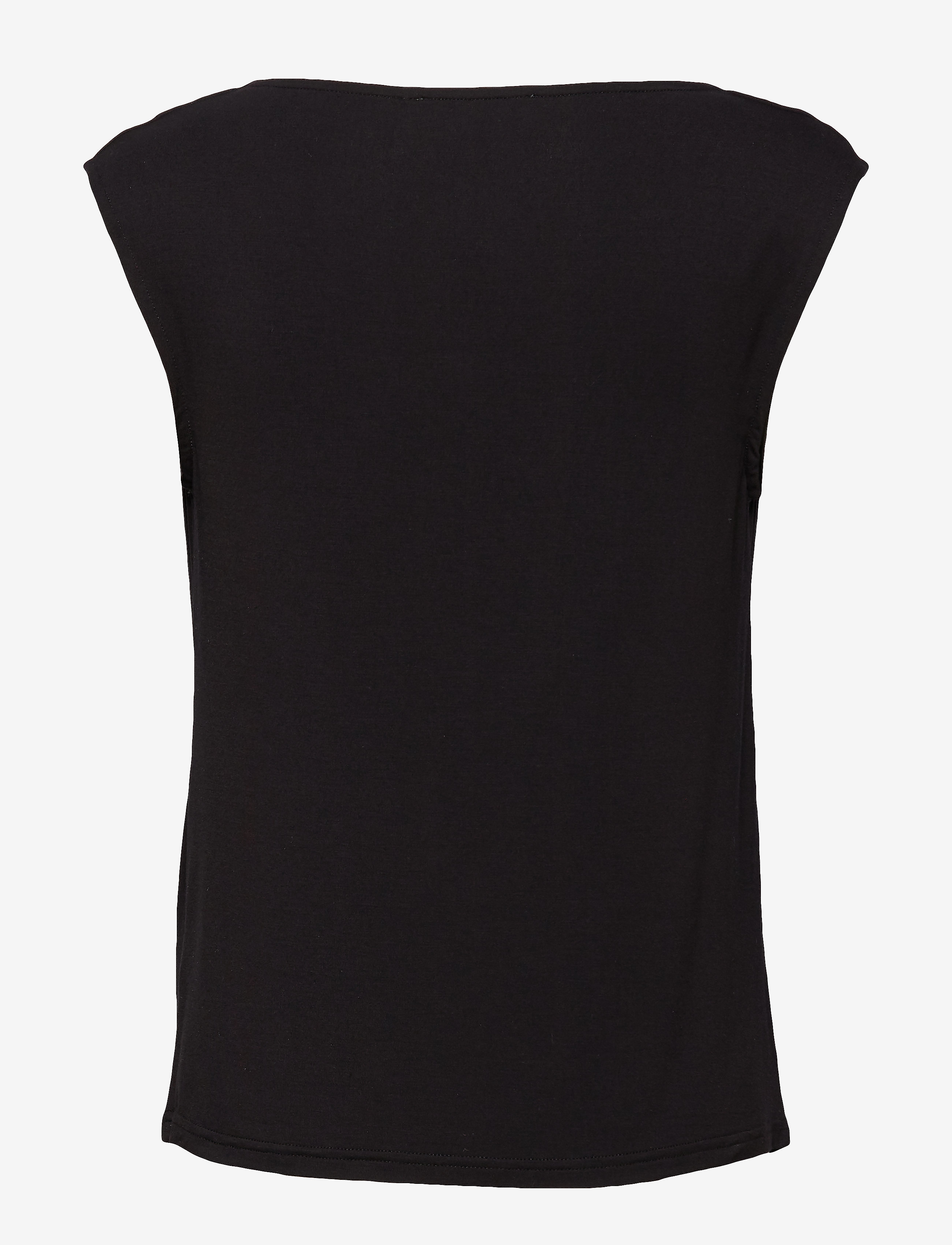 Rosemunde - RWBiarritz SS Waterfall T-shirt - stuttermarbolir - black - 1