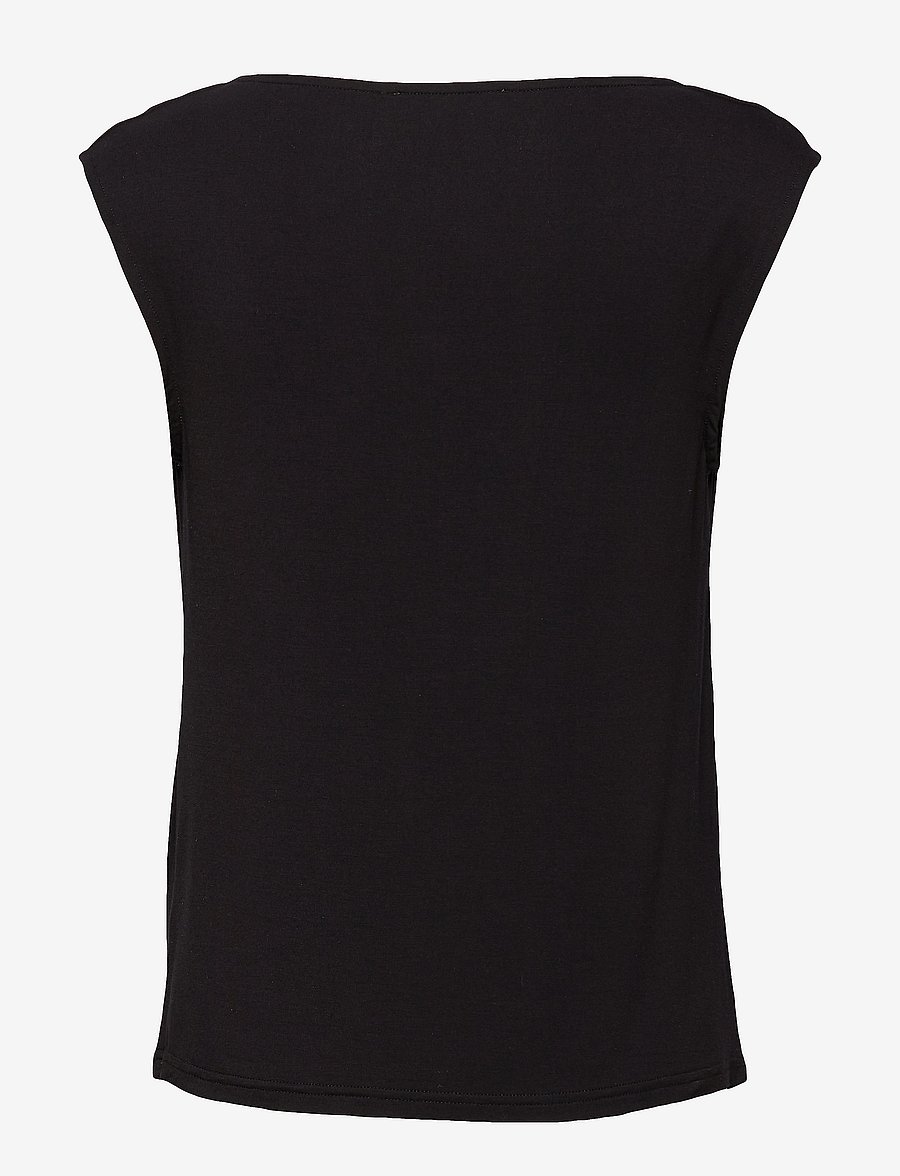 Rosemunde - RWBiarritz SS Waterfall T-shirt - t-shirts - black - 1
