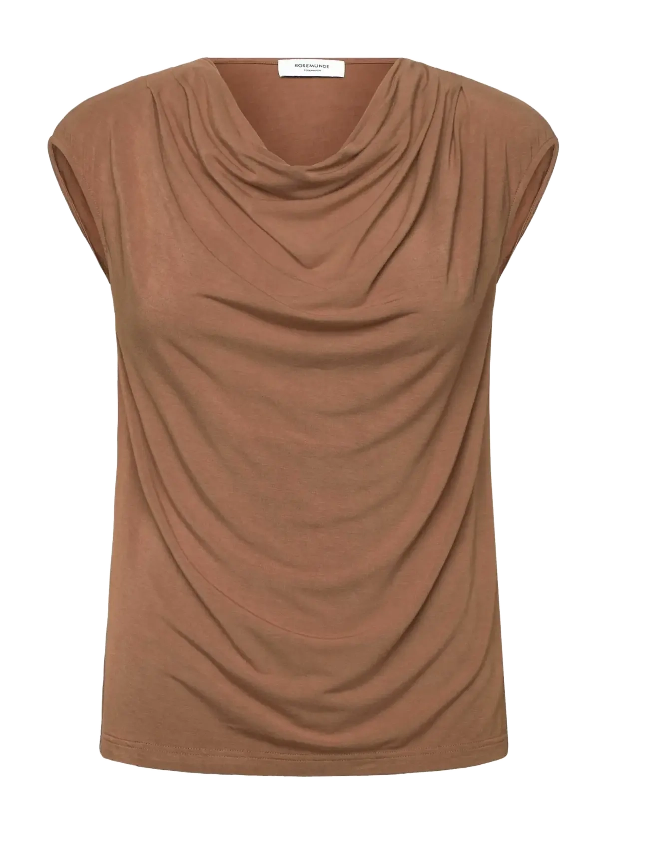 Rosemunde RWBiarritz SS Waterfall T-shirt - Tøj - COCA MOCHA / brown