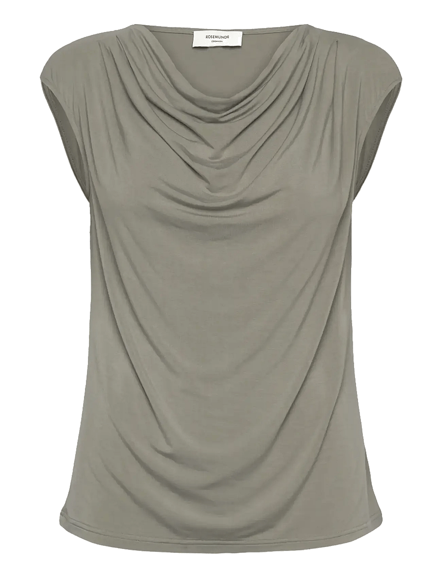 Rosemunde - RWBiarritz SS Waterfall T-shirt - t-shirts - dried sage - 1