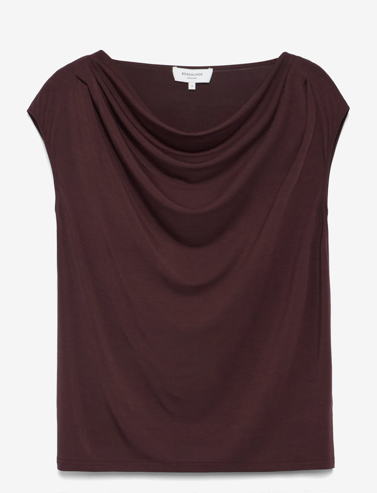Rosemunde - RWBiarritz SS Waterfall T-shirt - t-särgid - fudge - 1