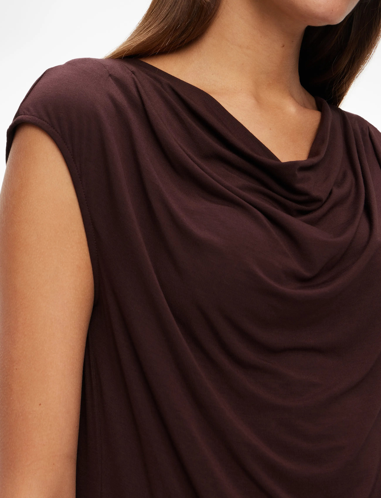 Rosemunde - RWBiarritz SS Waterfall T-shirt - t-särgid - fudge - 5
