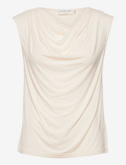 Rosemunde - Viscose t-shirt - laveste priser - ivory - 0