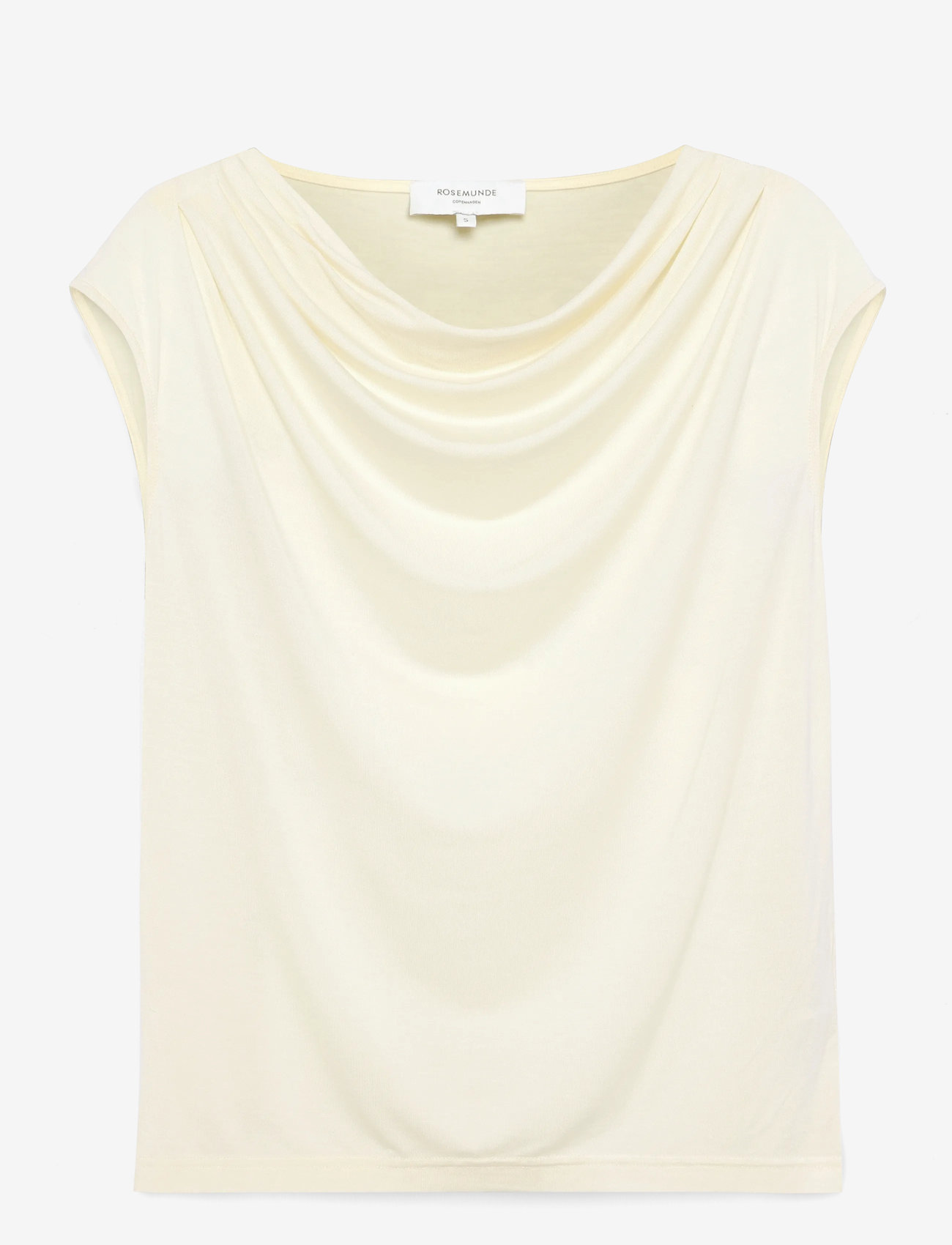 Rosemunde - RWBiarritz SS Waterfall T-shirt - tanktops - ivory - 1