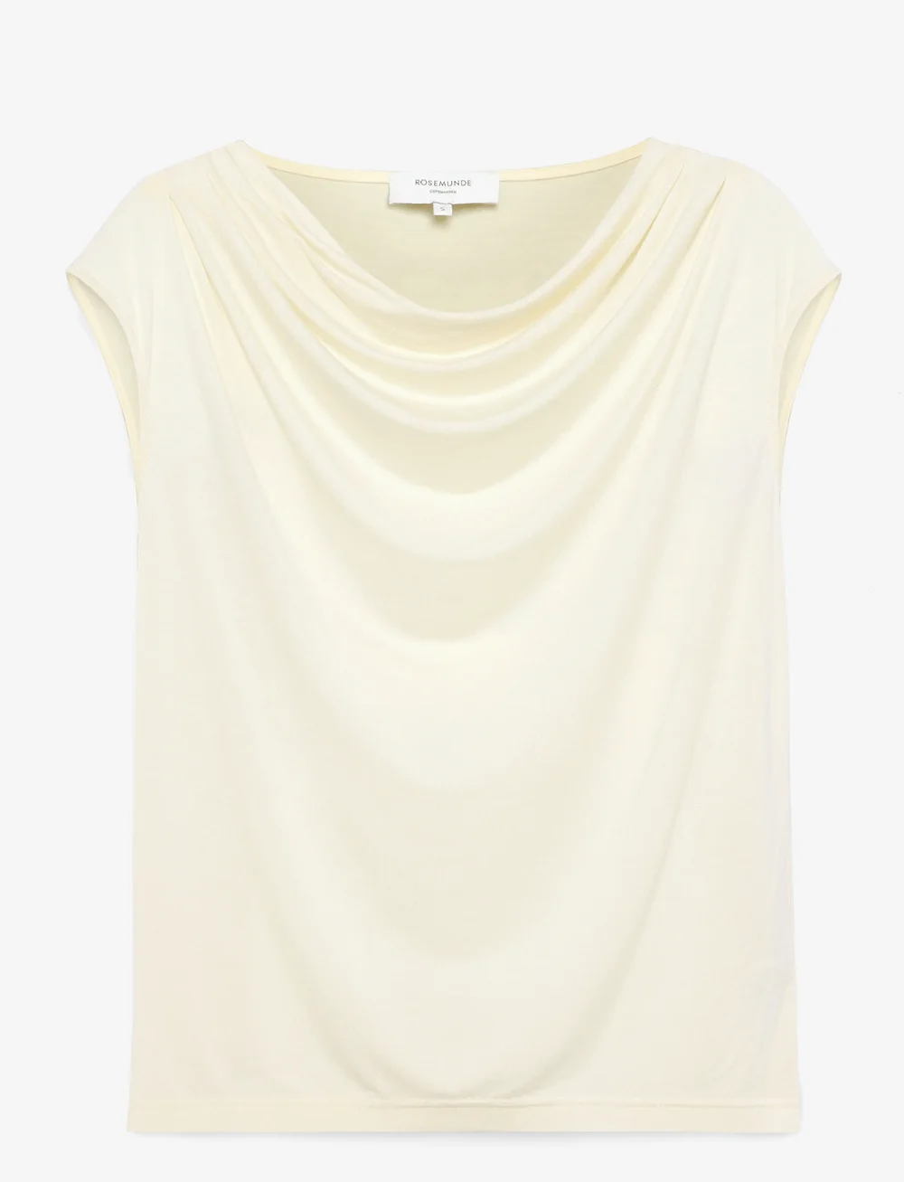 Rosemunde - RWBiarritz SS Waterfall T-shirt - linnen - ivory - 1