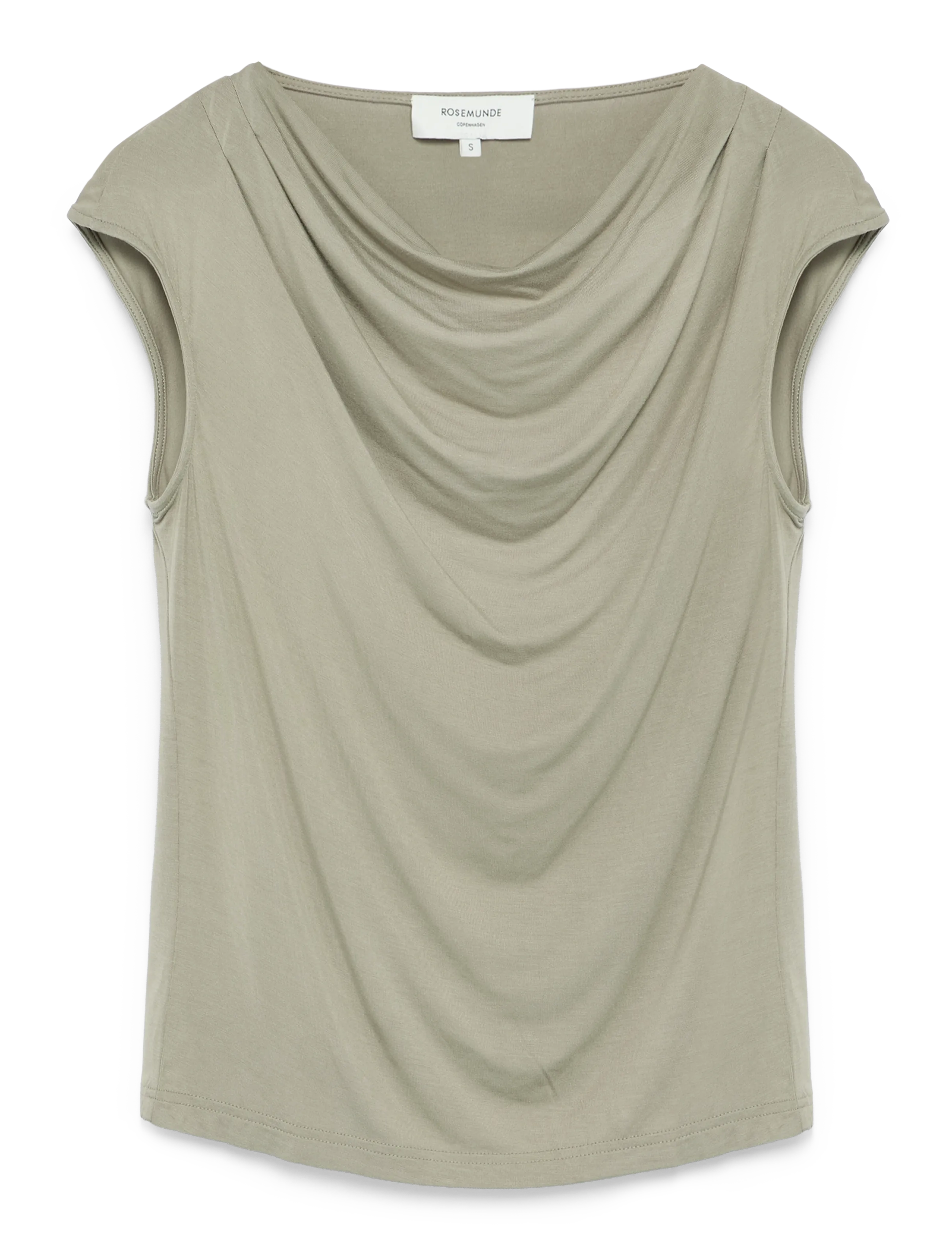 Rosemunde RWBiarritz SS Waterfall T-shirt - Klær - LAUREL OAK / khaki/green