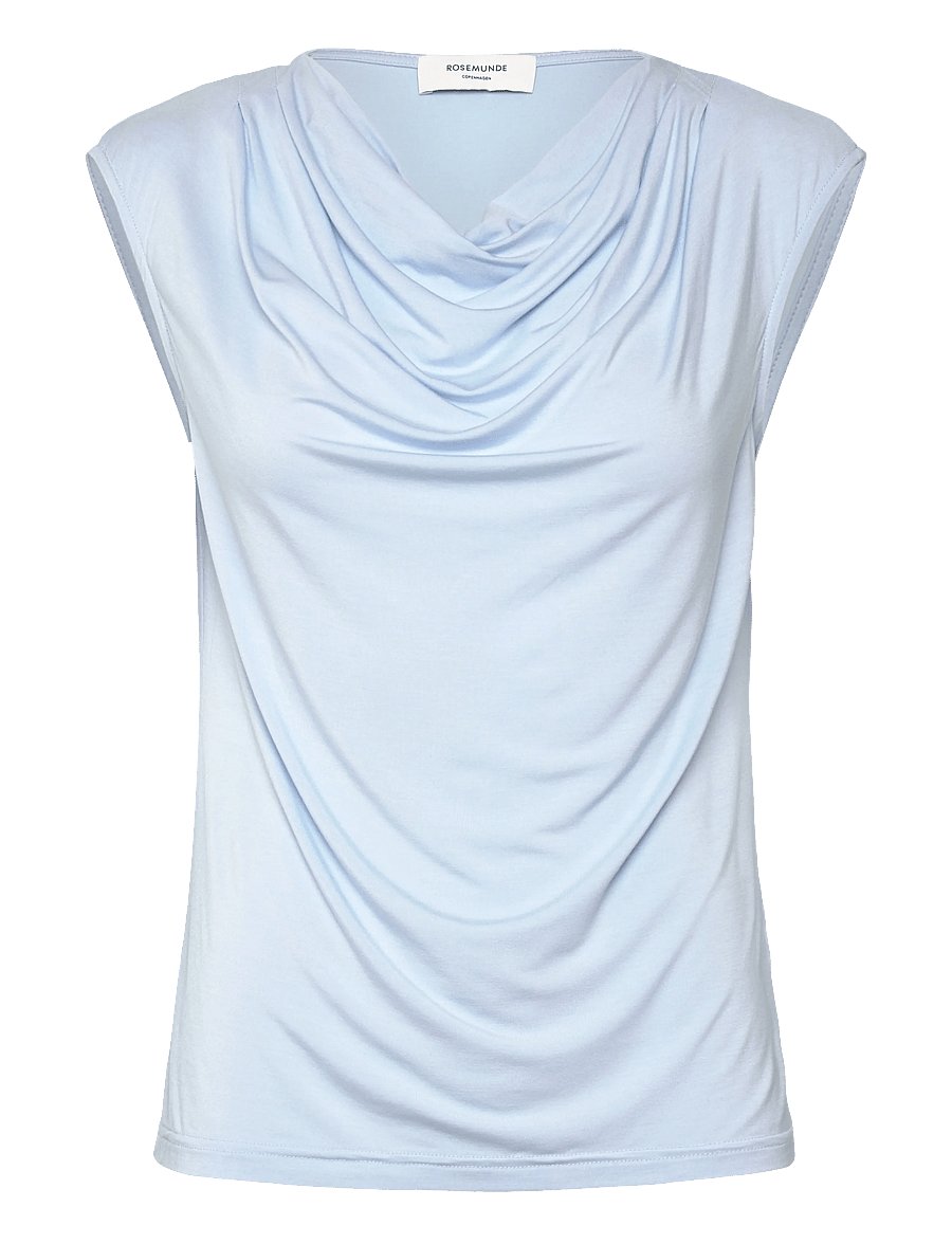 Rosemunde - RWBiarritz SS Waterfall T-shirt - t-shirts - nantucket blue - 1