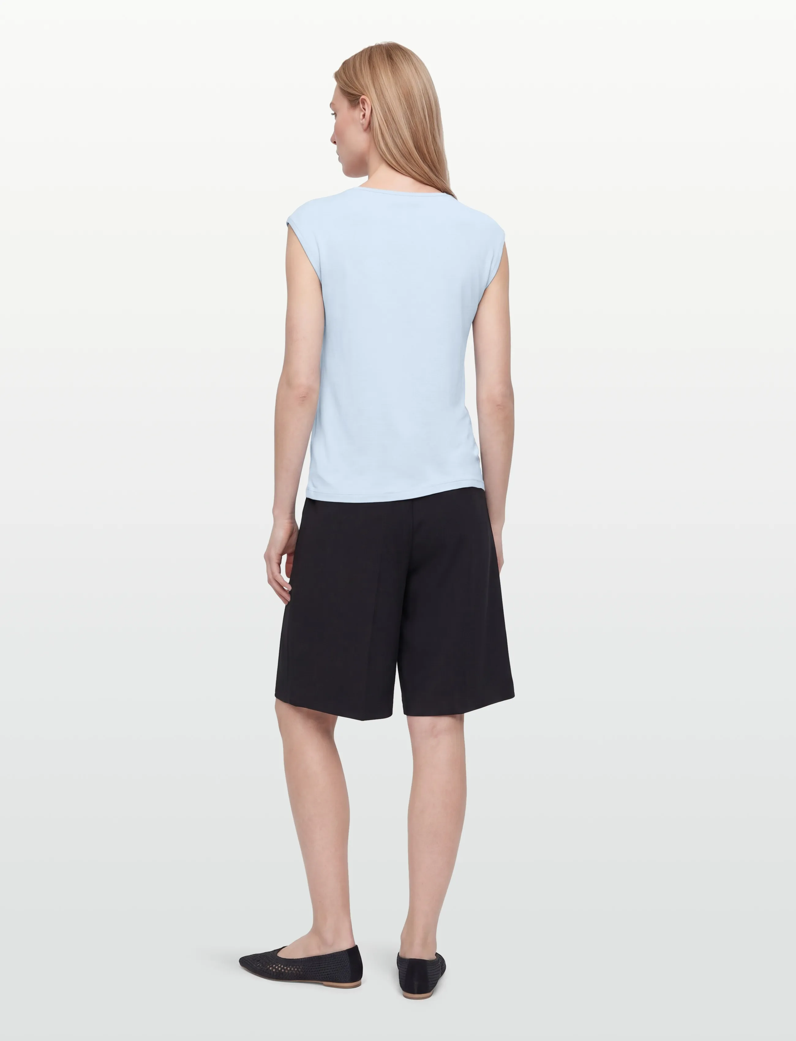 Rosemunde - RWBiarritz SS Waterfall T-shirt - t-särgid - nantucket blue - 4