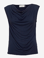 Rosemunde - Viscose t-shirt - mouwloze tops - navy - 0