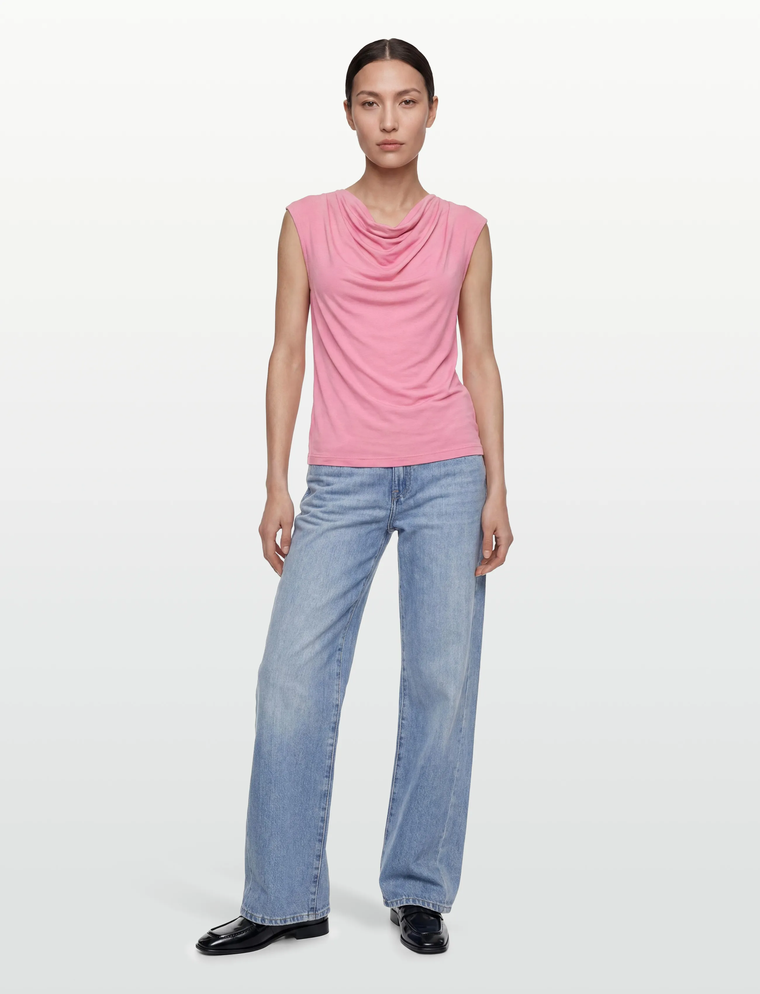 Rosemunde RWBiarritz SS Waterfall T-shirt - T-shirts - SEA PINK / pink/rose