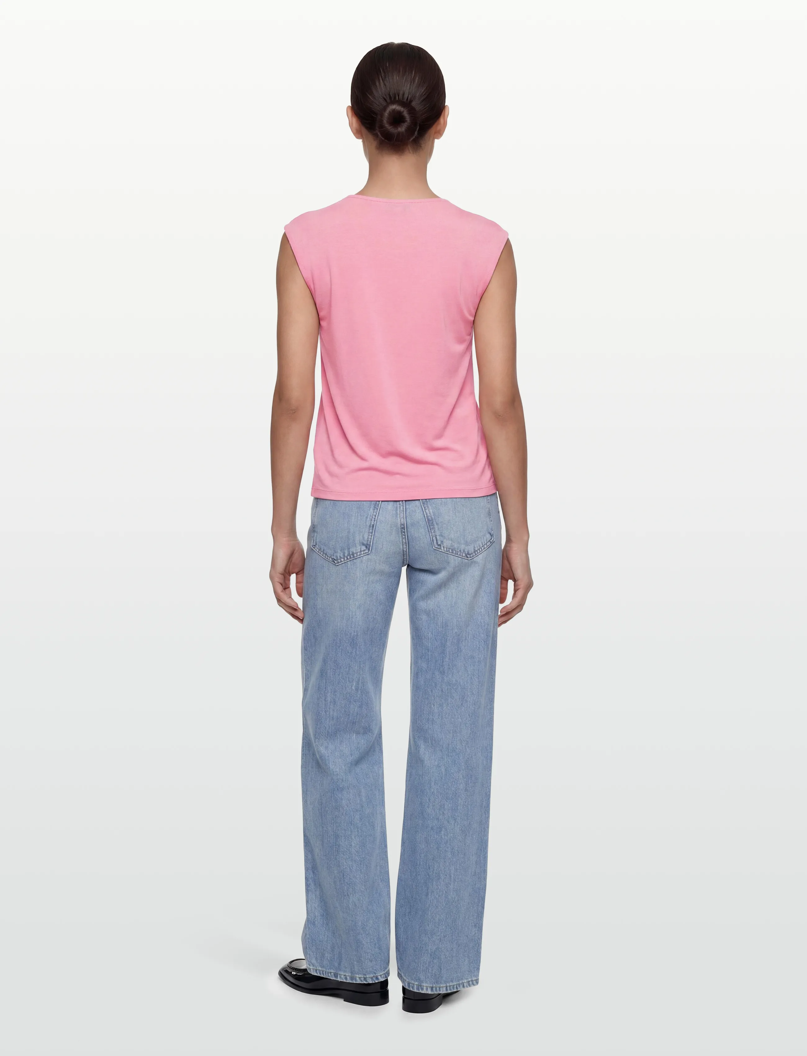 Rosemunde - RWBiarritz SS Waterfall T-shirt - t-shirts - sea pink - 4