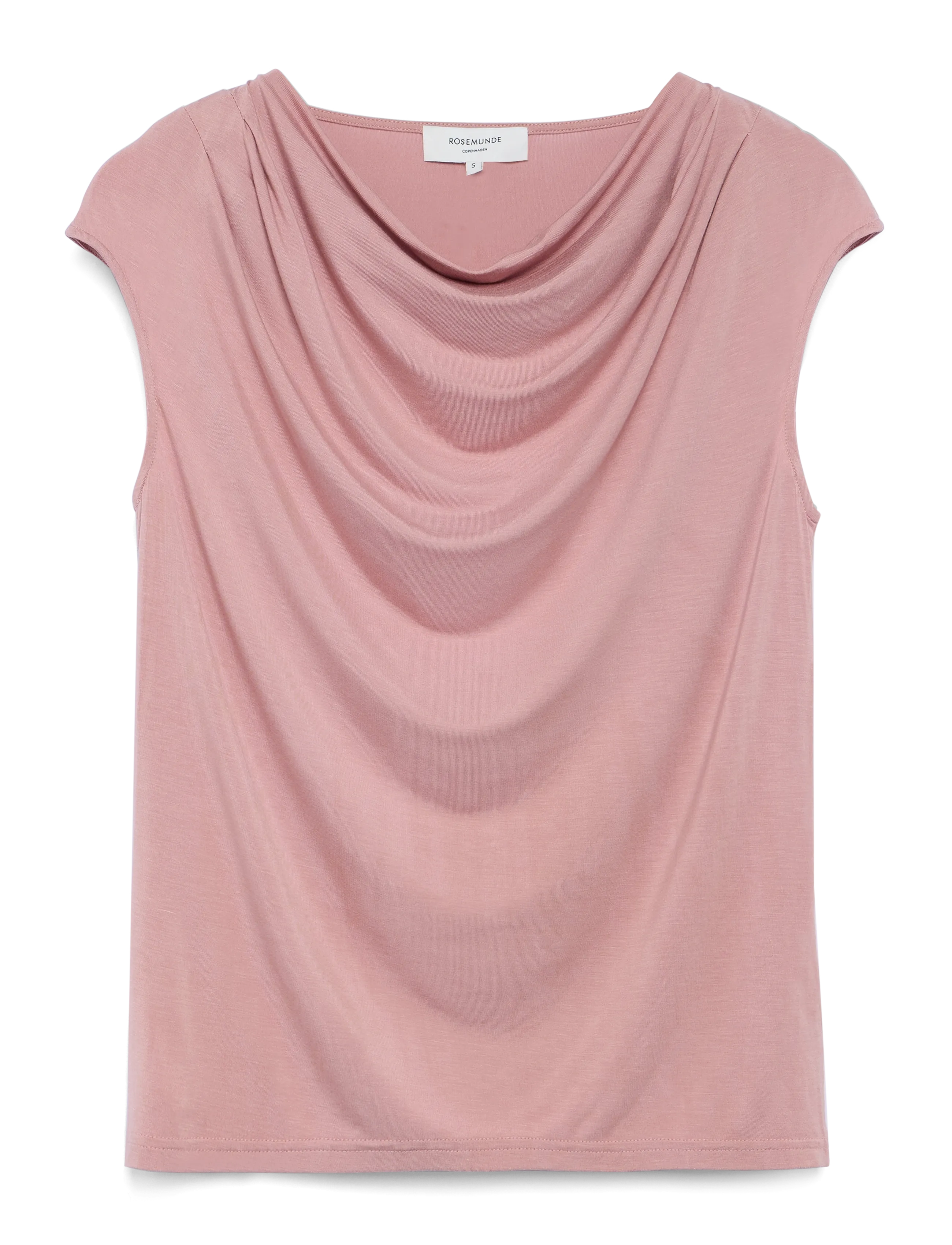 Rosemunde RWBiarritz SS Waterfall T-shirt - T-shirts & Toppe - WOODROSE / pink/rose