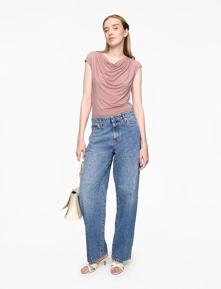 Rosemunde - RWBiarritz SS Waterfall T-shirt - t-shirts - woodrose - 2