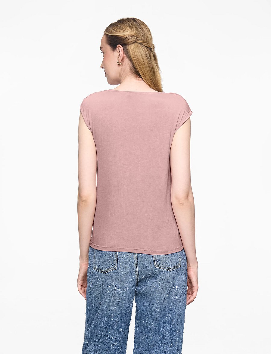 Rosemunde - RWBiarritz SS Waterfall T-shirt - t-shirts - woodrose - 4