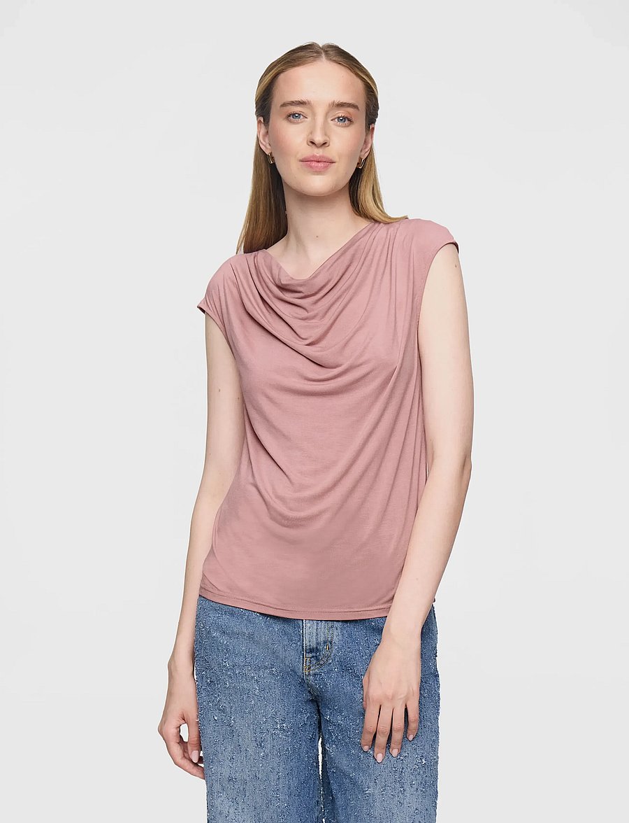 Rosemunde - RWBiarritz SS Waterfall T-shirt - t-shirts - woodrose - 0