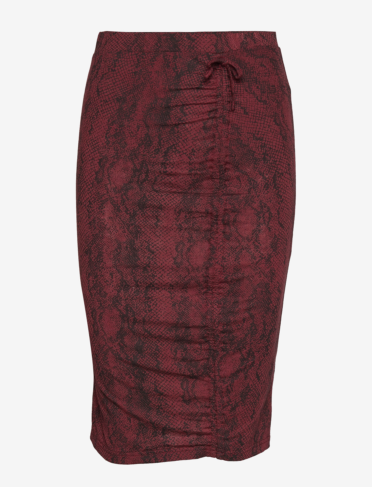 Rosemunde - Skirt - soft wine python print - 2