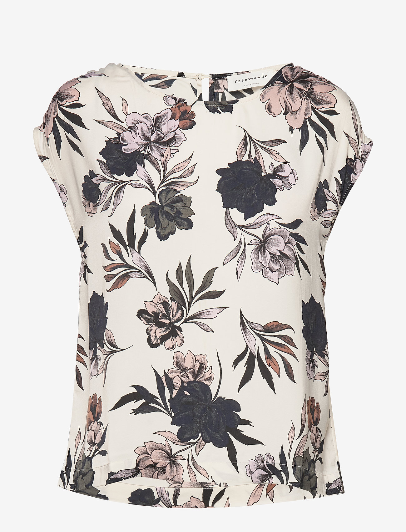 Rosemunde - Blouse ss - ivory spring blossom print - 0
