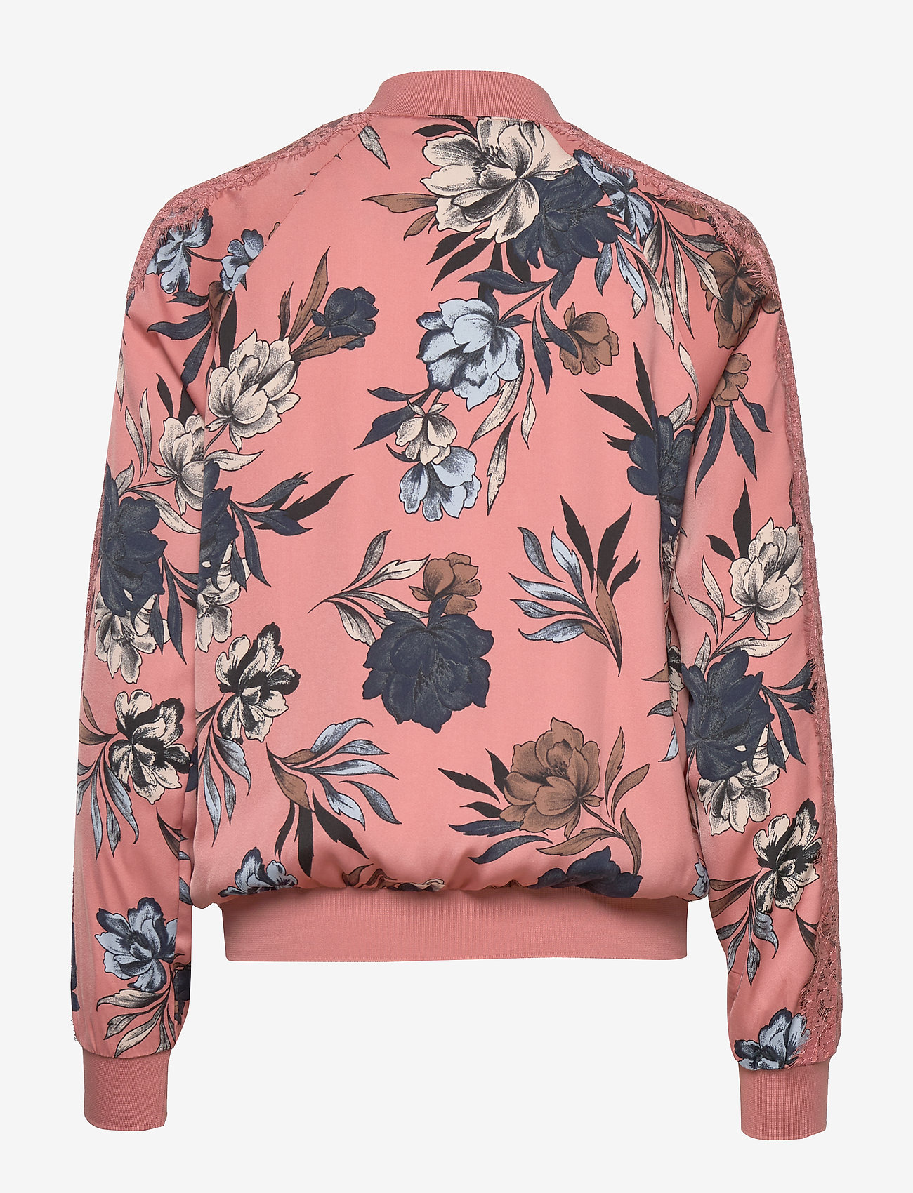 Rosemunde - Jacket ls - terracotta spring blossom print - 1