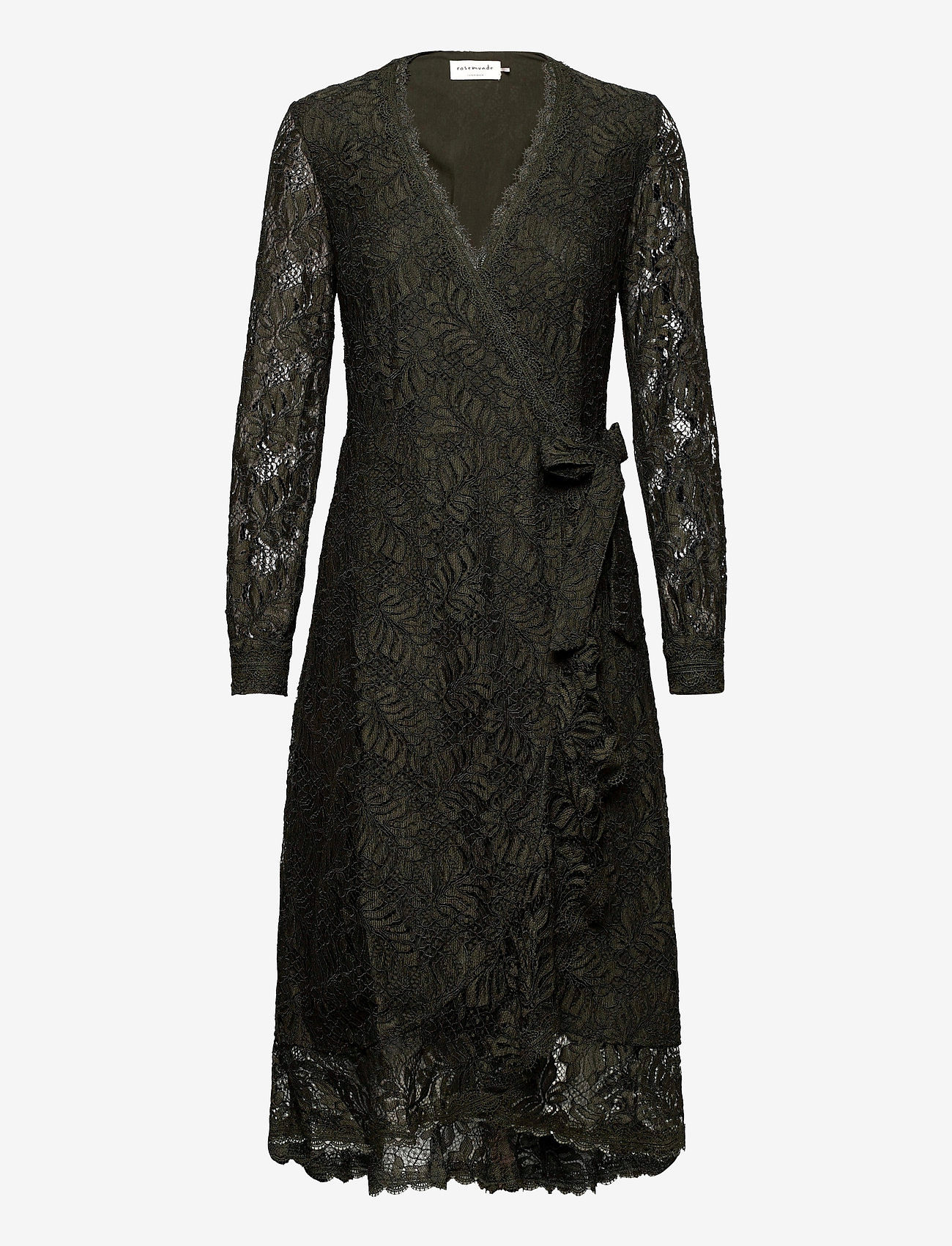 Rosemunde - Dress ls - black green - 0