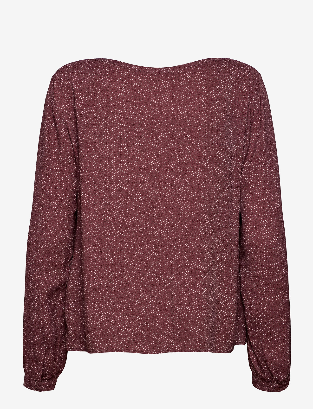 Rosemunde - Blouse ls - grape tiny dot print - 1