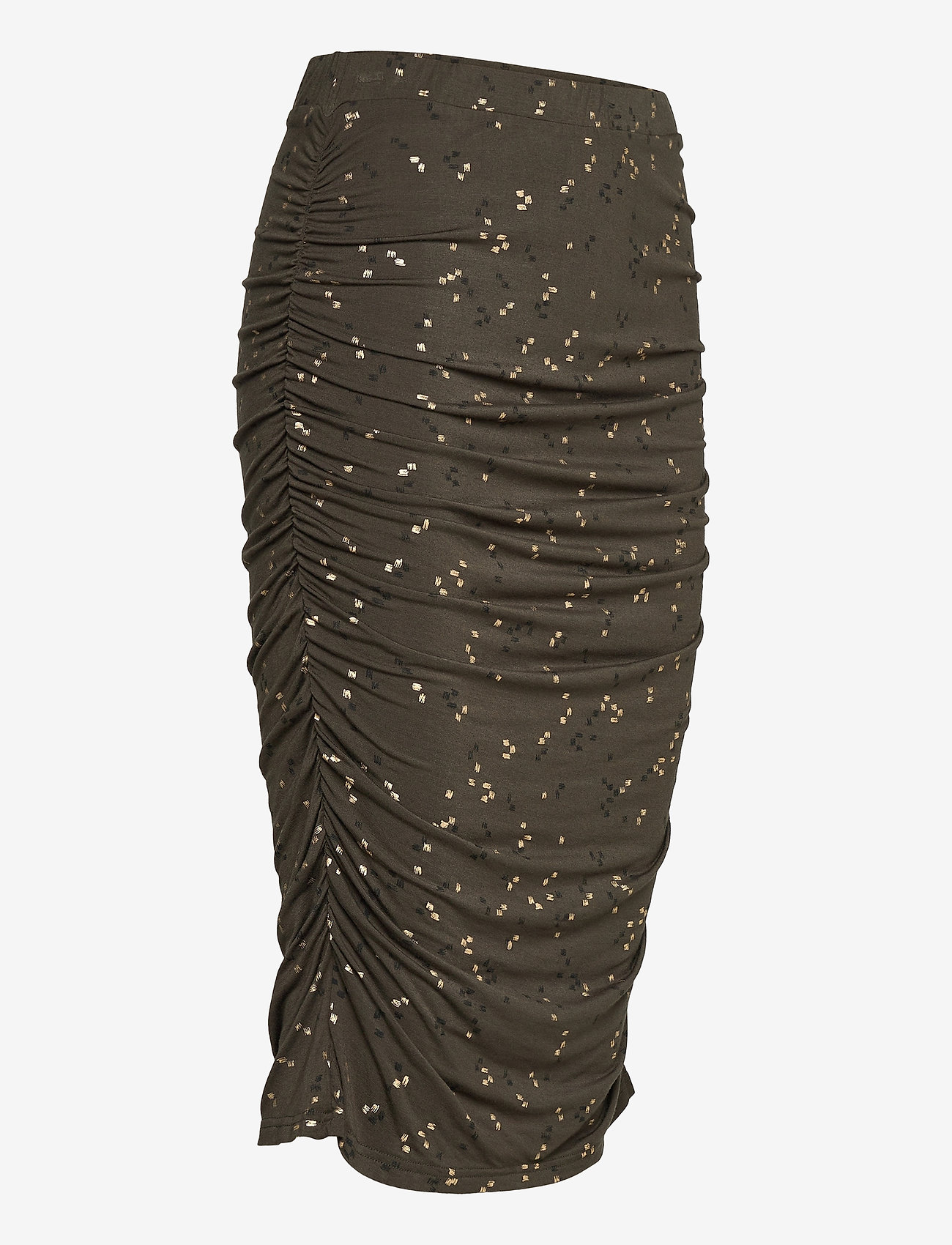 Rosemunde - Skirt - green square print - 3