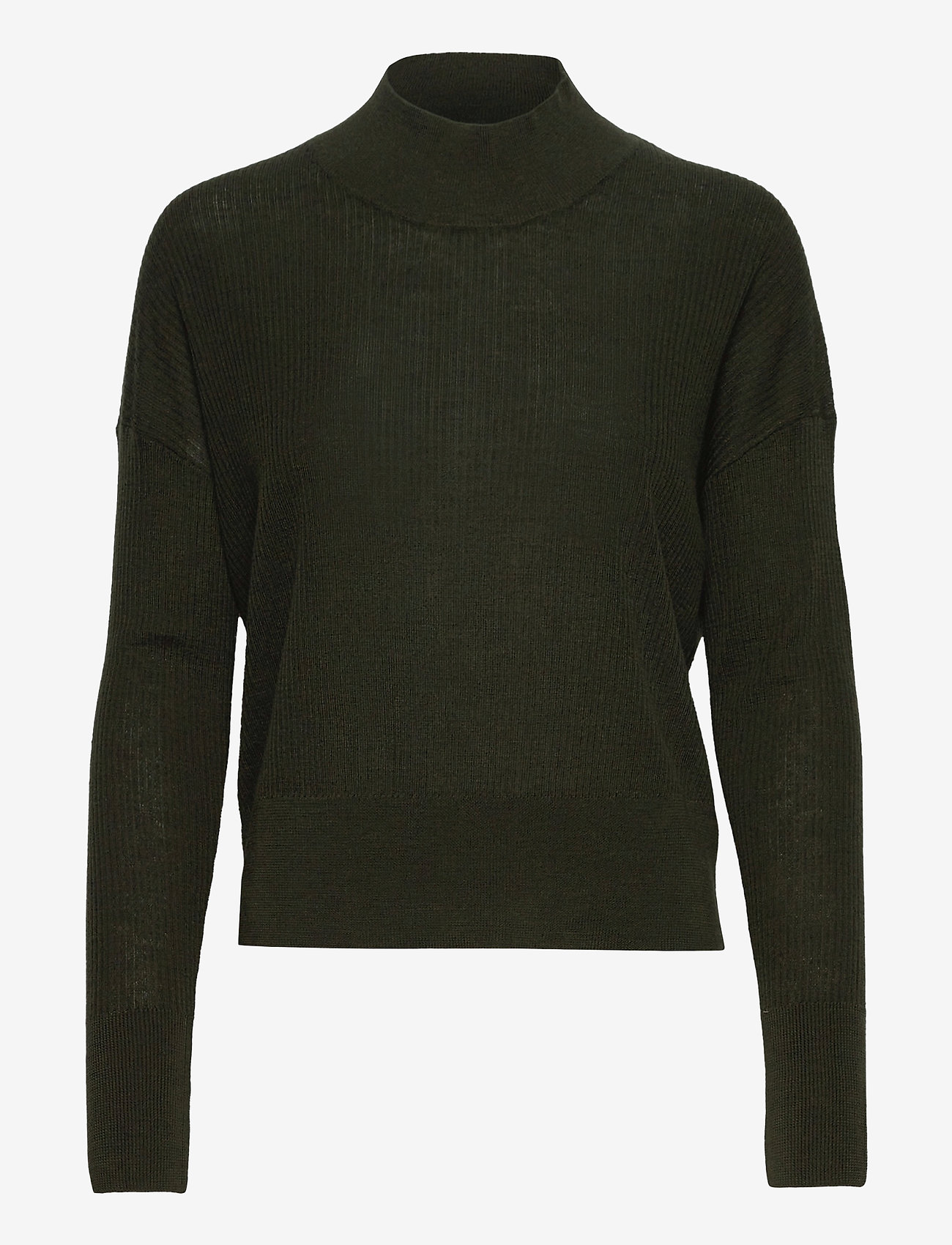Pullover ls - BLACK GREEN