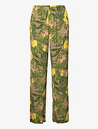 Recycled polyester trousers - TROPICANA PRINT