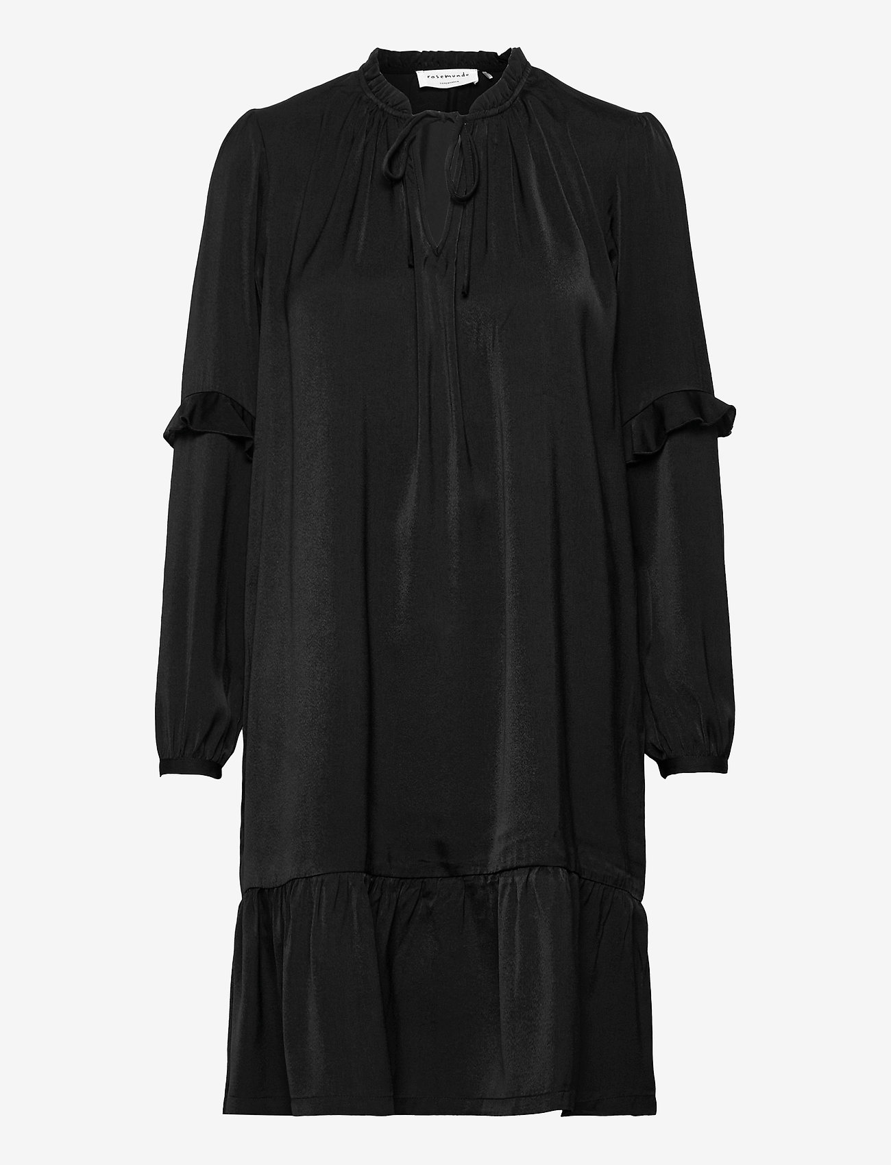 Rosemunde - Recycle polyester dress ls - black - 0