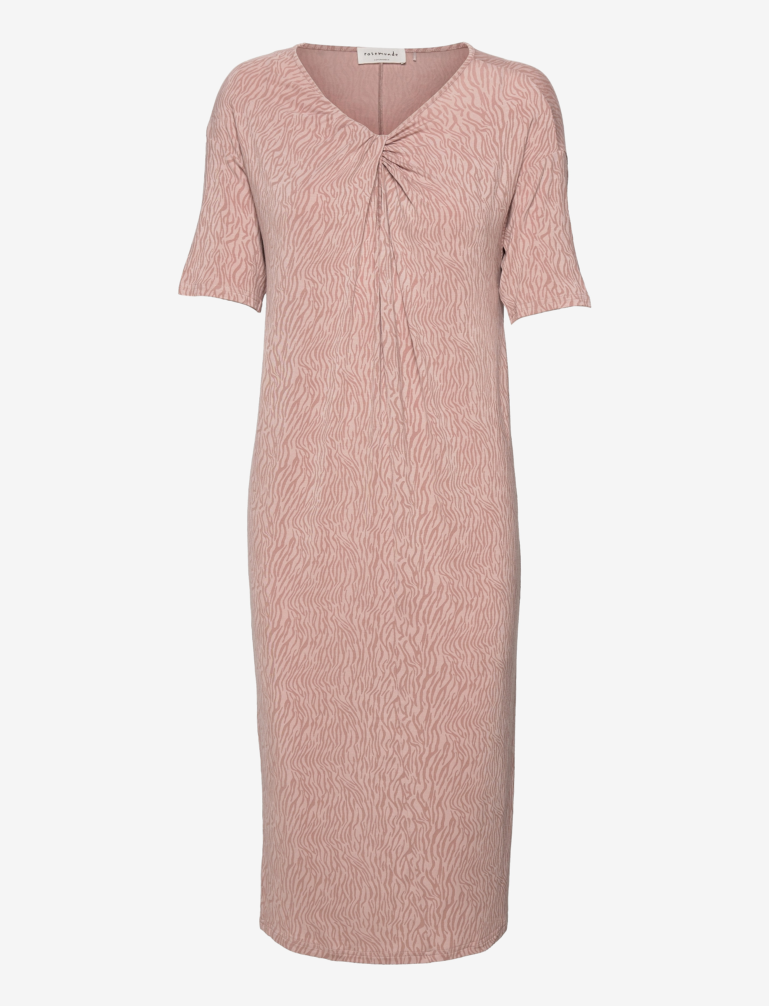 Rosemunde Dress ss - Kjoler - VINTAGE PETIT ZEBRA PRINT / pink/rose