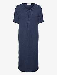Rosemunde - Dress ss - t-skjortekjoler - blue petit zebra print - 0