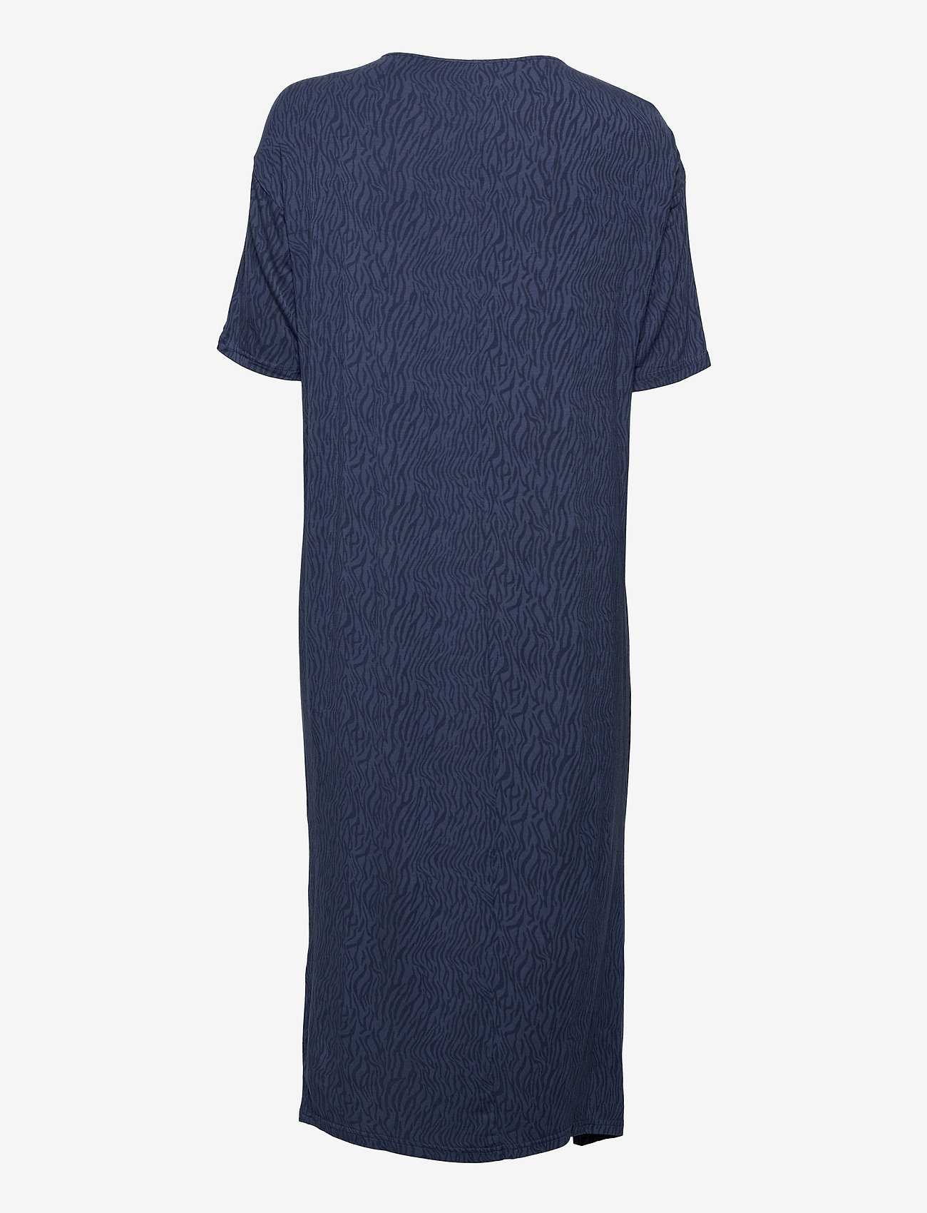 Rosemunde - Dress ss - t-shirtkjoler - blue petit zebra print - 1