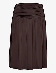 Rosemunde - Skirt - midi kjolar - black brown - 0