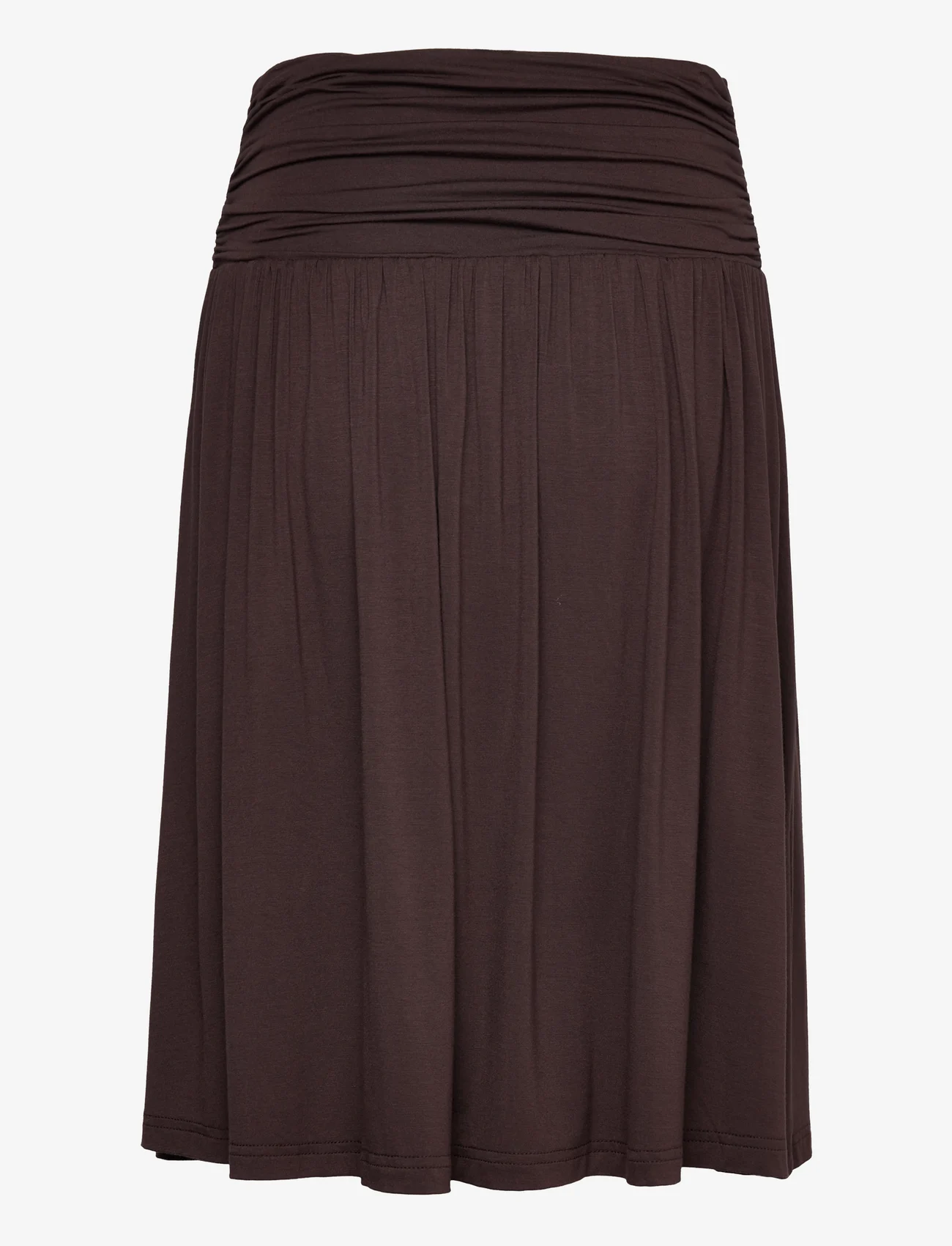 Rosemunde - Skirt - midi kjolar - black brown - 1